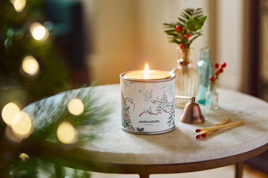 Christmas Tree Candle Tin